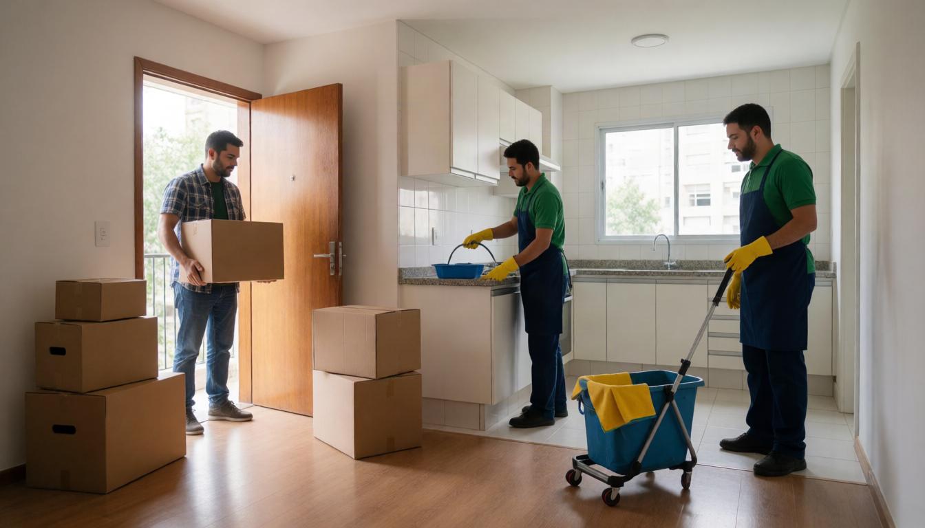 Empty-property cleaning